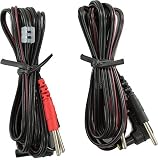 Roscoe Medical WW3005 Premium Lead Wires, 45", Black, 2/Pack, 5 Packs