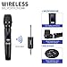Aokeo Wireless Microphone Bluetooth Karaoke Handheld System,UHF Dynamic Handheld mic 1/4 inch plug mini receiver for iPhone, Computer, Karaoke, Conference, DJ, Church, Wedding, On Stage, Live Events