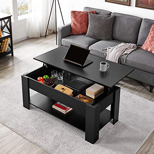 Yaheetech Lift Top Coffee Table With Hidden Compartment And Storage