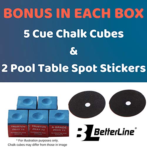 image for BETTERLINE Billiard Table and Rail Cleaning Brushes with Bonus Cue Cha
