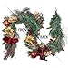 Valery Madelyn Pre-Lit 6 Feet Luxury Red Gold Christmas Garland with Shatterproof Ball Ornaments, Ribbon and Artificial Simulation Flower, Battery Operated 20 LED Lights