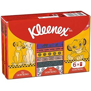 Kleenex Disney zakdoeken voor kinderen,”Koning der Leeuwen”, 4-laags, 6 verpakkingen à 9 doeken