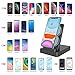 Wireless Charger Stand,50W 5 in 1 with 3 USB-A & USB-C Ports Charger Dock.15W Wireless Charger,Compatible iPhone 11/PRO/PRO Max XS Max/iPhone XR/iPhone X,Samsung Galaxy Note10+/10/S10/Note 9