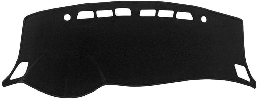 Yeeoy Dashboard Carpet Black Center Console Cover Dash Mat Protector Sunshield Cover Custom Fits 2012-2018 Nissan Sentra