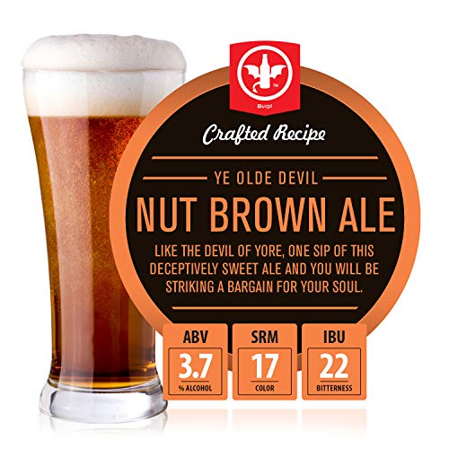 BrewDemon 2 Gal. Ye Olde Devil Nut Brown Ale Beer Recipe Kit Makes a