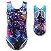 BAOHULU Sparkle Galaxy Butterfly Athletic Gymnastics Leotards For Girls (Tag.No 12A (Recommended Age 11-12 Years), Galaxy)