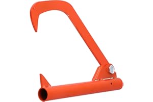 Timber Claw Hook, Steel Logging Cant Hook Logging Cant Hook Log Roller Tool Timber Claw Hook Log Hauler for Timberjack Moving