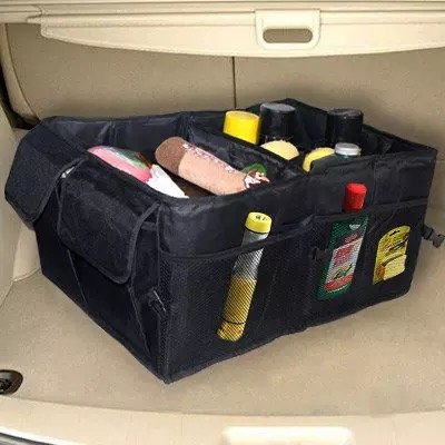 Wawacycles Car Trunk Organizer | Heavy Duty Collapsible/Foldable Car Organizer for Groceries, Tools & More| Ideal for Cars, Trucks, SUVs