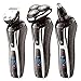 SURKER 3 In 1 Professional Electric Razor Shaver Men Rotary Shaver Cordless Hair Clippers Nose Hair Trimmer Wet and Dry With USB Rechargeable Sideburns Razor Waterproof-Best Gift for Dad,Boyfriend