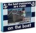 Pavilion Gift Company We Baby The Best Memories are Made on The Boat Picture Frame, Dark Blue, 6