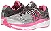 Saucony Women's Hurricane ISO 3 Running Shoe, Grey/Pink/White, 8.5 B(M) US