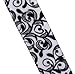Black and White Damask - Ultra Soft Neck Lanyard for Professional Wardrobe Badge ID