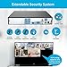 ANNKE Security Camera Systems 8CH 5MP Lite H.265+ DVR with 1TB Hard Drive Pre-Installed and (2) 1080P Weatherproof CCTV Bullet Cameras, Email Alert with Snapshots-E200