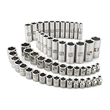 Craftsman 52 Pc. Easy Read Socket Set, 6 Pt. Std. And Deep, 3/8 In. Dr.
