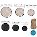 Supla 40 Pcs 3 Size Round Wood Slices with Hole Natural Pine Wood Slices Bulk Unfinished Wood Décor Hanging Wood Sign for Painting Graffiti Art DIY Crafts Christmas Ornaments Rustic Wedding Name Tags