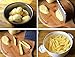 Easyflower Novel and Unique Stainless Steel Potato Chippers Crinkle Cutter Vegetable Cutter