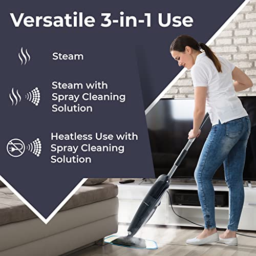PurSteam Steam Mop Cleaner, Steam Mops for Floor Cleaning Hardwood
