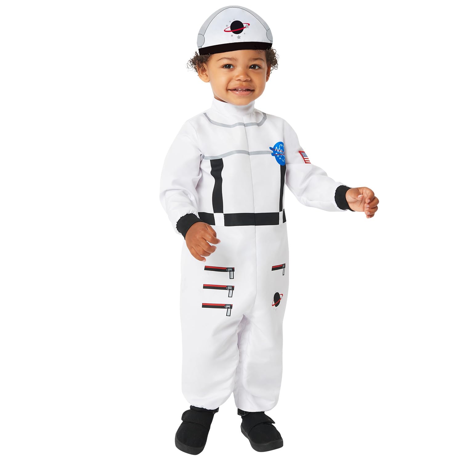 amscan Astronaut Jumpsuit, 12-18 Months, Fancy Dress Costume for Unisex-Babies, World Book Day Item