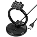 Zacro Fitbit Charge 2 Charger, Fitbit Charge 2 Charging Stand, Fitbit Charge 2 Charger Accessory, 2 in 1 Charger Stand for Fitbit Charge 2 and Universal Cell Phone-Black