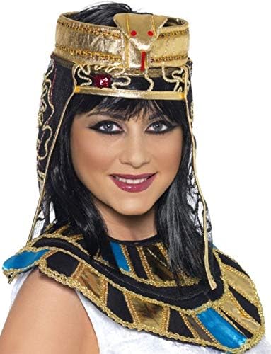 Womens Ancient Egyptian Pharoah Cleopatra Snake Headpiece Costume Accessory
