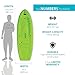 Lifetime Dash 66 Youth Kayak (Paddle Included), Lime Green