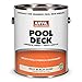 Anvil Concrete Pool Deck Stain, 100% Acrylic Paint, Waterproof Coating, 4 Solid Colors Available, Beach Sand, 1 Gallon