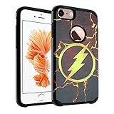 iPhone 6s The Flash Case, IMAGITOUCH 2-Piece Style Armor Case with Flexible Shock Absorption Case and DC Comics Superhero The Flash Cover for iphone 6 / 6s 4.7