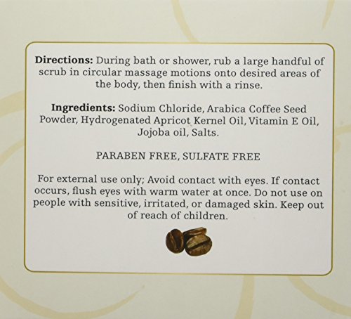 Pursonic 100% Natural Arabica Coffee Scrub, 14 Ounce