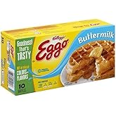 EGGO WAFFLES BUTTERMILK 10 CT 12.3 OZ PACK OF 3