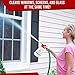 Full Crystal Window Cleaning Kit- 8 oz Glass Cleaner and Bottle with 27ft Reach will clean up to 40 Windows- Scrub Free, Rinse Free Glass Cleaner Spray Removes Dirt, Grime and Water Deposits
