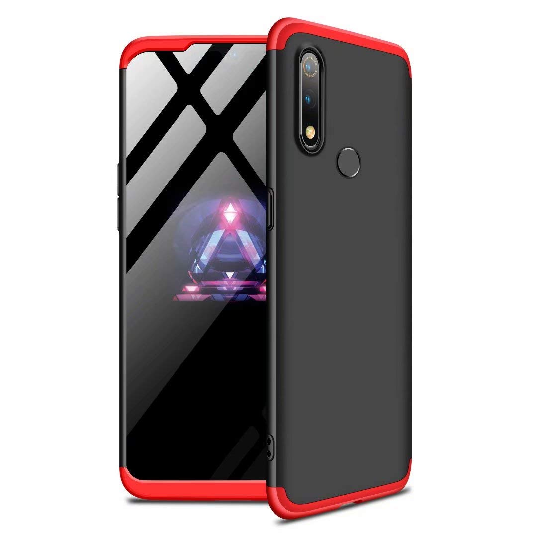Oppo Realme Realme 3i Mobile Back Cover Tihen Case Oppo Realme 3i 360  Degrees Protective Cover Tempered