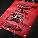 Kismet168 10PCS Women Couples Leather Handcuffs Set Toy with Bag-Adult Six-Toys for Coseplay Game Beginner (red, with Bag)thumb 4