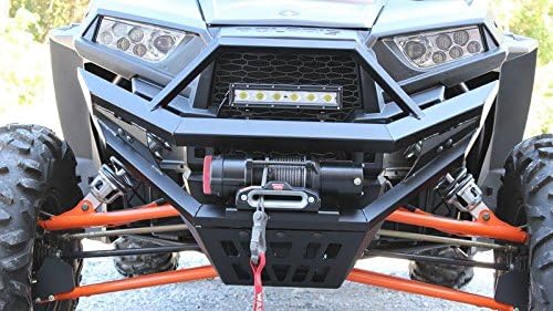 From XTR Off-Road products - Bad Dawg RZR XP 1000 Square Tube bumper w/ Warn 4500 Winch Combo