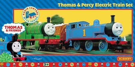 hornby thomas and percy electric train set