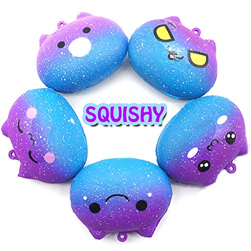 Hot Sale!! Squishy Toy, ZOMUSAR Squishies Galaxy Kitty Slow Rising Cartoon Cream Scented Stress Relief Toys (AS Show) - Thumbnail 4