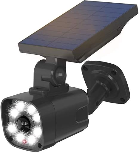 solar powered security camera with motion sensor