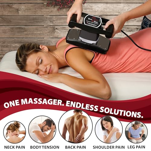Core Products Jeanie Rub Variable Speed Massager, Deep Tissue Back Massager for Pain Relief, Body Massager for Shoulder Massage, Lumbar, Neck, Lower Back & Cellulite Massage