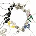 Wholesale Kids Bulk Earbuds Headphones Individually Bagged 50 Pack 6 Assorted Colors for Schools, Libraries, Hospitals
