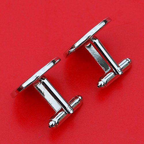 1967 Irish Ireland 3 Pence Harp Coins Silver Plated Cufflinks NEW - Lucky Rabbit Hare - Thumbnail 4