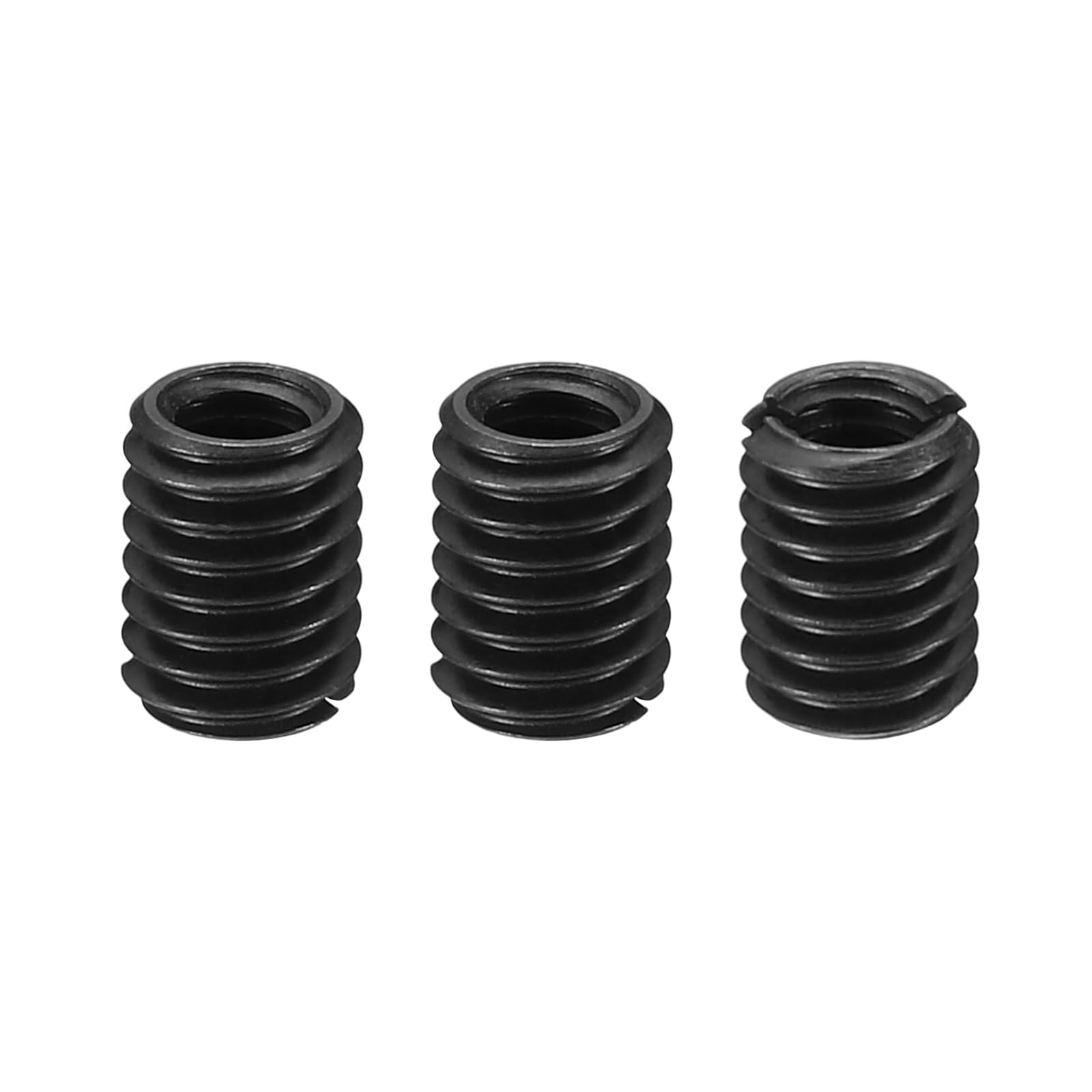 PATIKIL Grade 8.8 Carbon Steel Threaded Repair Insert Nut, 3pcs M4x0.7 Female to M6x1 Male High Strength Screw Sleeve Inserts Reducing Adapter Reducer 8mm