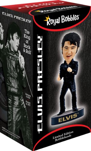 Elvis Bobblehead Black Leather '68 Comeback Special