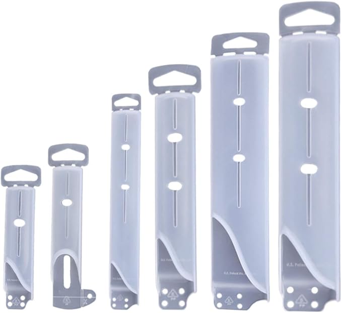 Hemoton Universal Knife Edge Guards Clear Plastic Durable Knife Sleeves