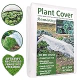 Remiawy Plant Covers Freeze Protection Frost Blankets for Plants-Reusable Frost Cover for Plants Cold Weather Floating Row Cover for Vegetables Insect Protection Season Extension(8FTX24FT)