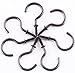 40PCS 7/8 Inches Antique Brass Plated Ceiling Hooks Brown