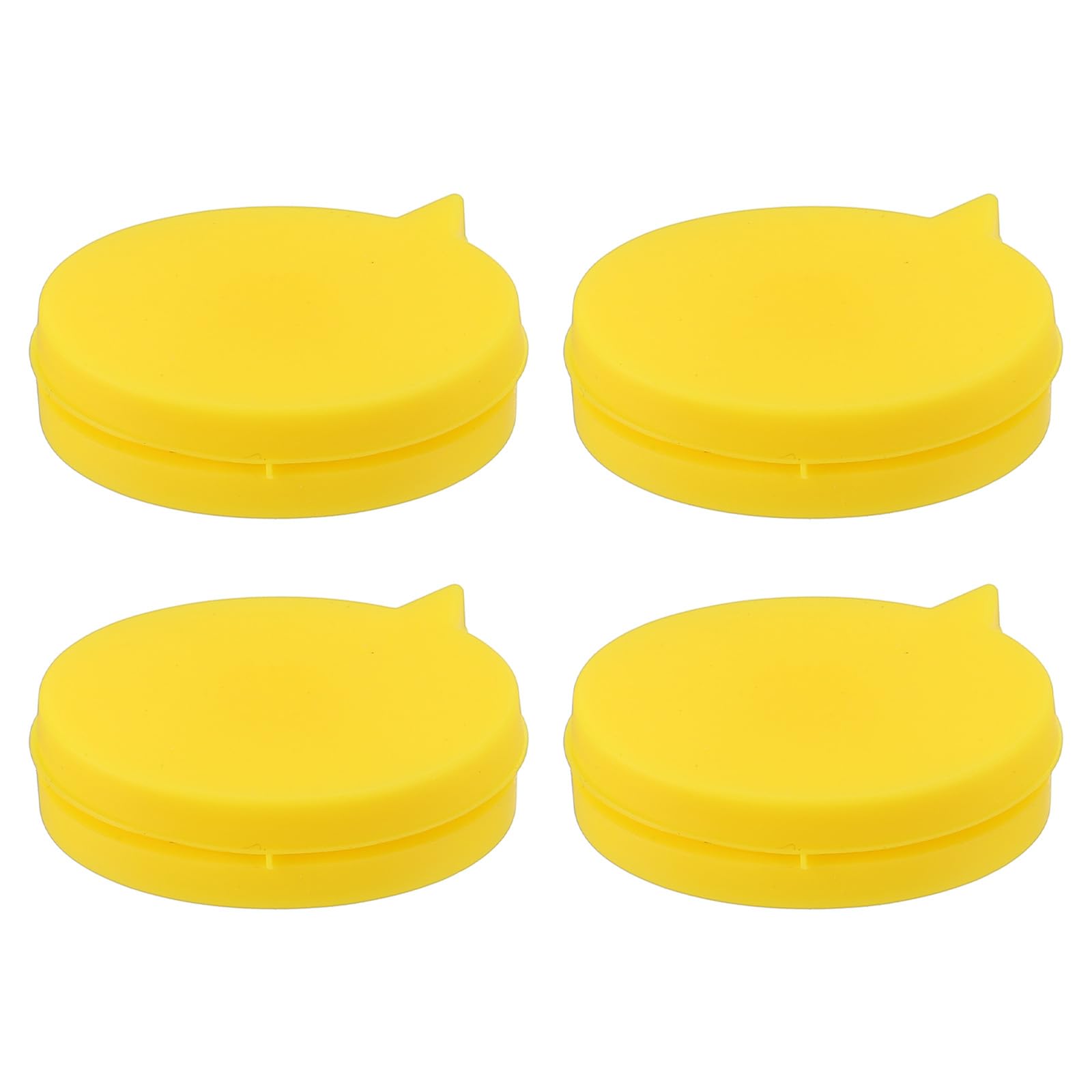 PATIKIL Tennis Vibration Dampener 1.1 Inch, 4 Pack Silicone Tennis Racket Shock Absorber Racket String Damping for Tennis Racquet, Yellow