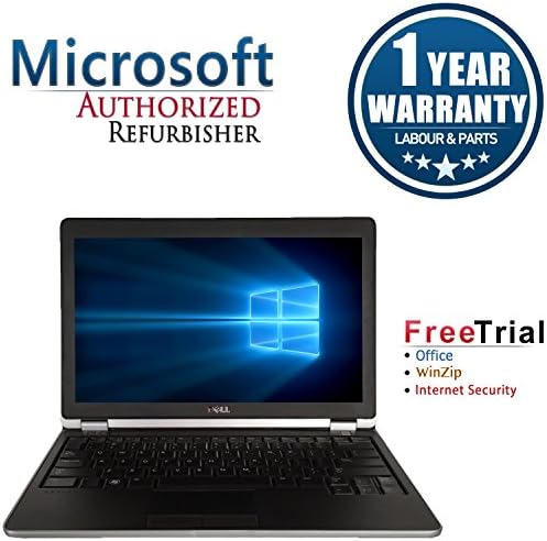 Dell E6220 12" Laptop Computer(Intel Core i5 2520M 2.5G,4G RAM DDR3,250G HDD,Windows 10 Professional)(Certified Refurbished)