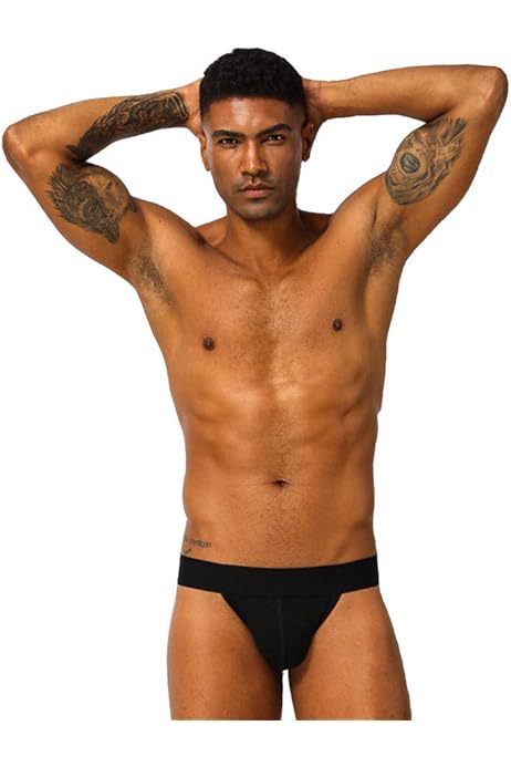 Sports Mesh Jockstrap Black - LEADER Menswear