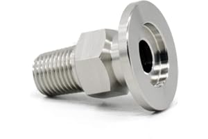 QMINOX SS304 KF16 NPT Male Adaptor thread 1/4" NW16 KF Male coupling ISO-KF16 X NPT 1/4"