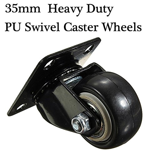 Heavy Duty PU Swivel Castor Wheels Trolley Furniture Caster Rubber Buy