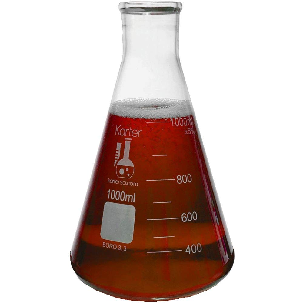 Колба. Filtering flask. Коническая колба эрленмейера 2000 мл. Ml science. Laboratory glass beakers.